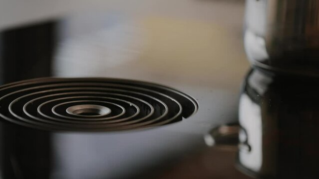Cooktop extraction system in the modern kitchen in action.