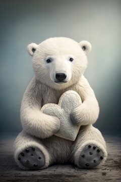 Cute Valentine Polarbear