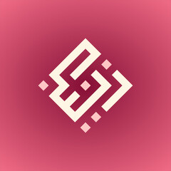 Zainab Name in Kufic Arabic Islamic calligraphy. Identity Logo Vector