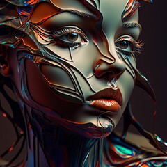 abstract woman