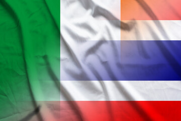 Ireland and Thailand government flag transborder contract THA IRL