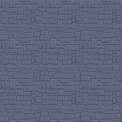 Obraz premium Cartoon game texture, rocks, dirt and ground surface seamless pattern. Game asset wall and environment background