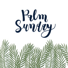 Palm Sunday religious holiday. The triumphal entre into Jerusalem