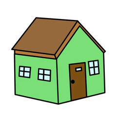 vector illustration image of a house