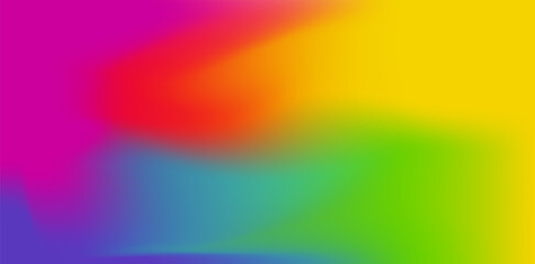 Holographic foil. Iridescent Foil. Glitch Hologram. Pastel neon rainbow. Ultraviolet metallic paper. Template for presentation. Abstract colorful gradient background.