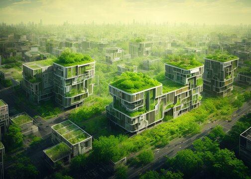 Sustainable Urban Design | Generative AI Illustration