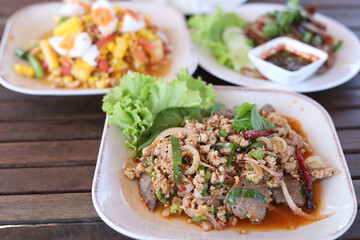 Spicy Minced Pork Salad (Larb Moo)
