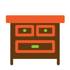 Drawers Flat Icon