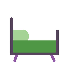 Bed Flat Icon
