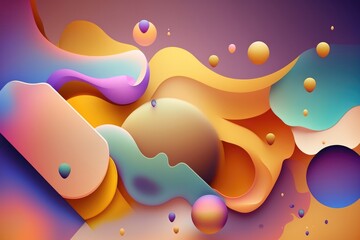 Colourful abstract wallpaper of paint splash