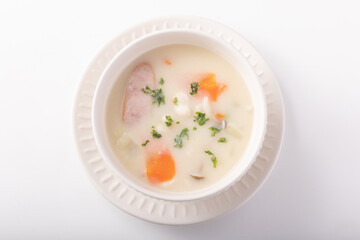 白インゲン豆のクリームシチュー
