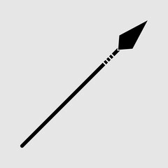 Spear flat vector icon. trendy style illustration on white background..eps