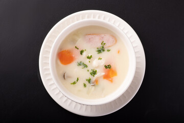 白インゲン豆のクリームシチュー