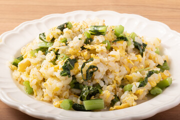 野沢菜チャーハン