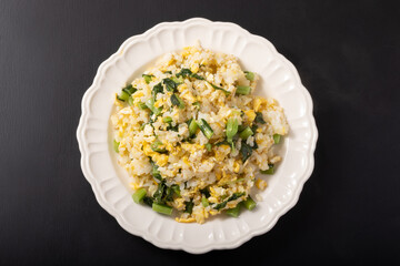 野沢菜チャーハン
