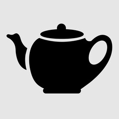Teapot flat vector icon. trendy style illustration on white background..eps