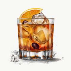 Cocktail Old Fashioned (AI Generated) - 567571000