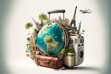 Time to travel the world (AI Generated)