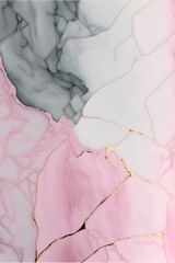 Naklejka premium Abstract Alcohol Ink Resin Art