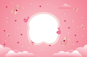 background with hearts