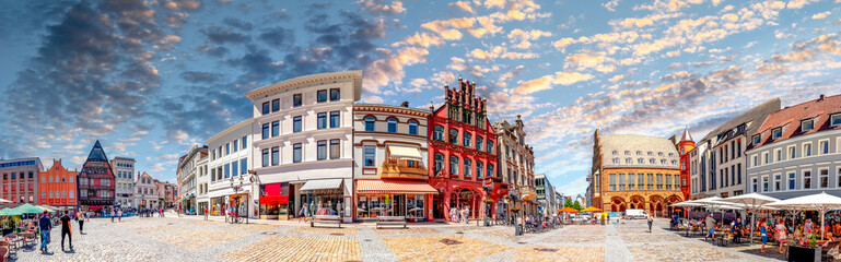Obraz premium Marktplatz, Minden, Deutschland 