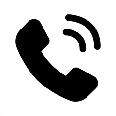 Black Glyph Contact Icon