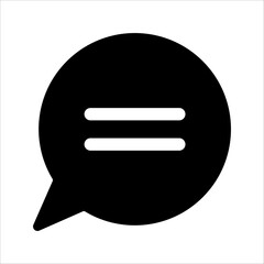 Black Glyph Contact Icon