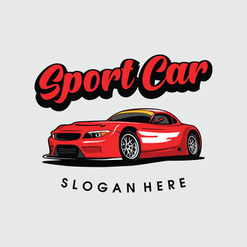 sports car sport car design car logo design illustration of a car