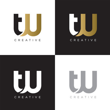 tw logo design vector icon
