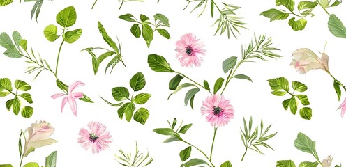 seamless pattern with flowers