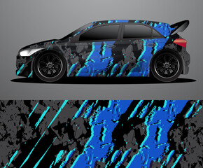 car wrap vector designs with abstract grunge background for vehicle branding