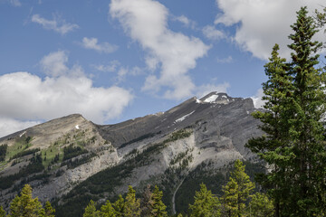 clouds over the mountains