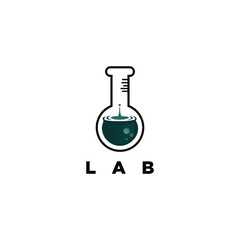  laboratory design vector logo creative