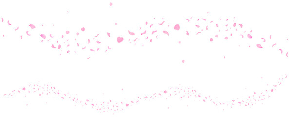 春の桜　舞い散る花びら