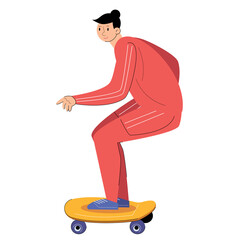 character people with skateboard 