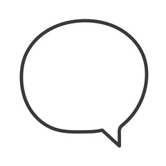 Fototapeta premium speech bubbles doodle massage outline element