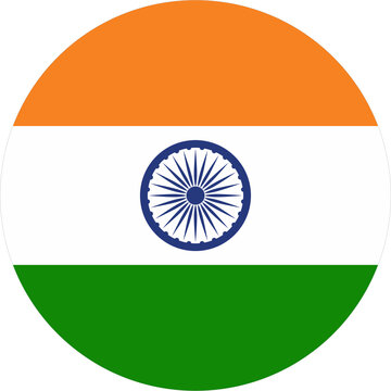 India flag round shape 2023020273