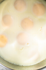 Pressure Cooker Pot No-Peel Hard Boiled Eggs