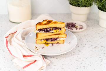Breakfast Egg and Sprouts Sandwich