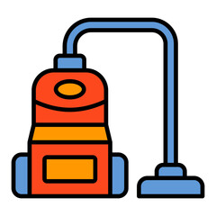 Obraz premium Vacuum Cleaner Filled Line Icon