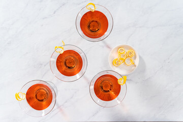 Cosmopolitan cocktail