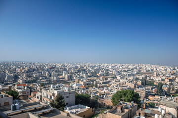 Fototapeta na wymiar widok na panoramę miasta