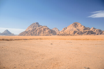 pustynny krajobraz rozległe puste tereny