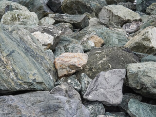 sea and rocks natural background copy space