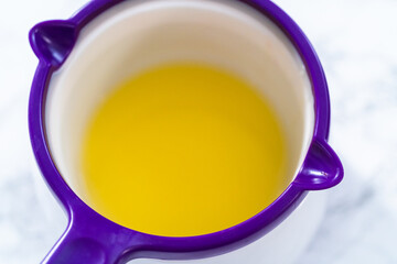 Melting unsalted butter