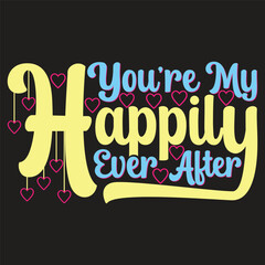 Happy Valentine's t shirt design