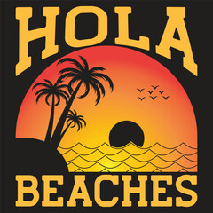 Summer vector T-shirt Design