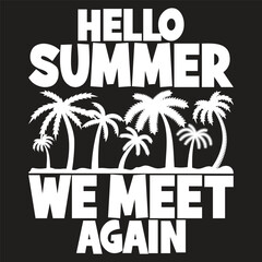 Summer vector T-shirt Design