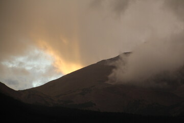 Fototapeta premium fire in the sky