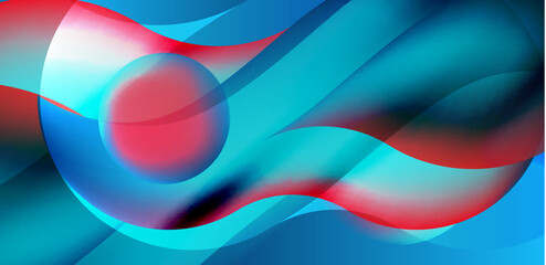 Elegant waves and flowing fluid abstract background. Template for covers, templates, flyers, placards, brochures, banners